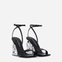 DG Patent leather sandals with 3.5 heel in Black CR1376A103780999 - thumb-2