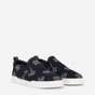 DG Portofino slip-on sneakers with denim logo in Blue CS2171AH43880650 - thumb-2