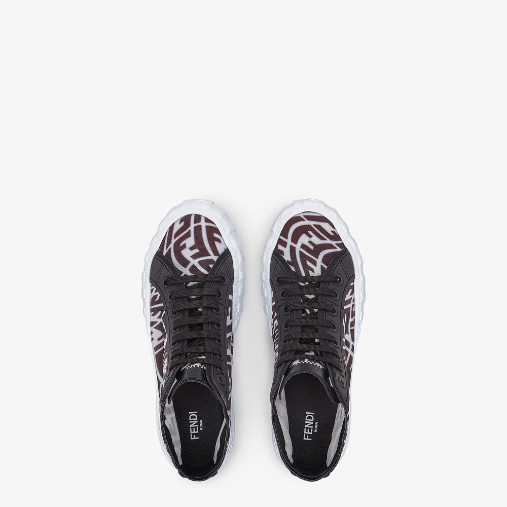Fendi Sneakers Transparent Tech Fabric High Tops 7E1434 AF6B F1EBY - Photo-2