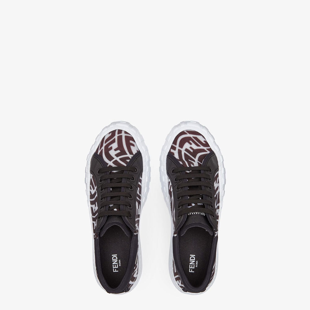 Fendi Sneakers Transparent Tech Fabric Low Tops 7E1435 AF6B F1EBY - Photo-2