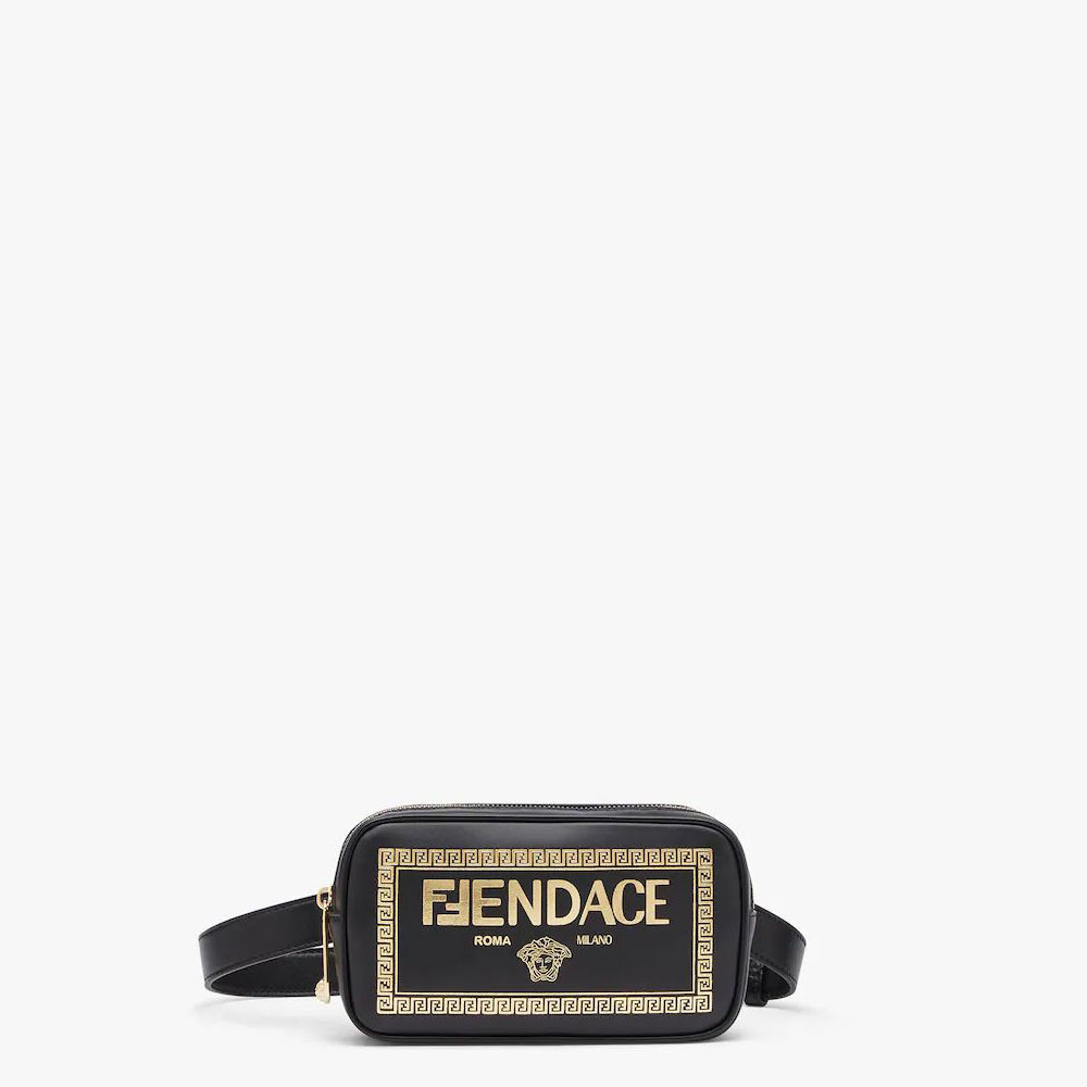 Fendi Camera Case Fendace Printed black Logo bag 7M0285AJJ2F15HM