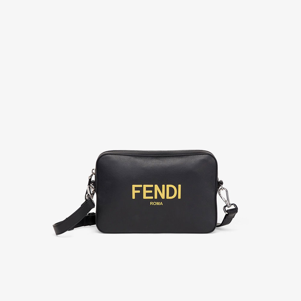 Fendi Camera Case Black Leather Bag 7M0286 ADM8 F0R2A
