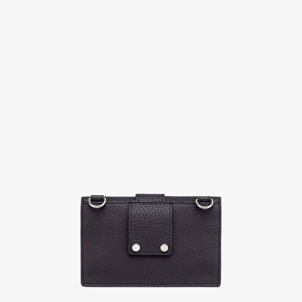 Fendi Baguette Pouch Black leather bag 7M0295SFRF0GXN - Photo-3
