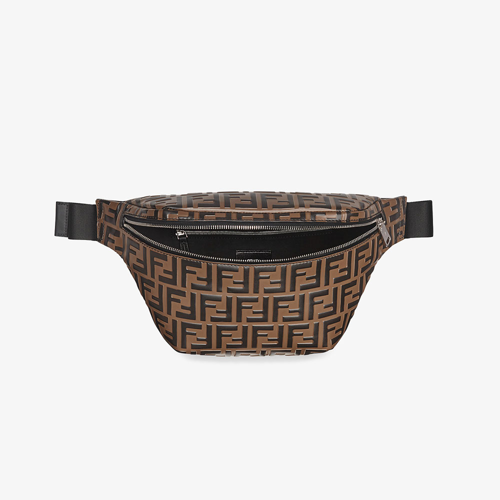 Fendi Belt Bag Brown leather belt bag 7VA434 A5PJ F0H3C - Photo-3