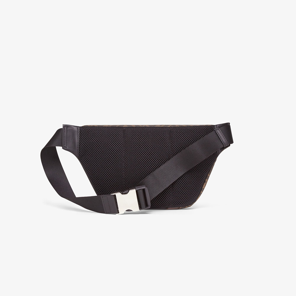 Fendi Belt Bag Brown fabric belt bag 7VA434 A9XS F19P9 - Photo-2