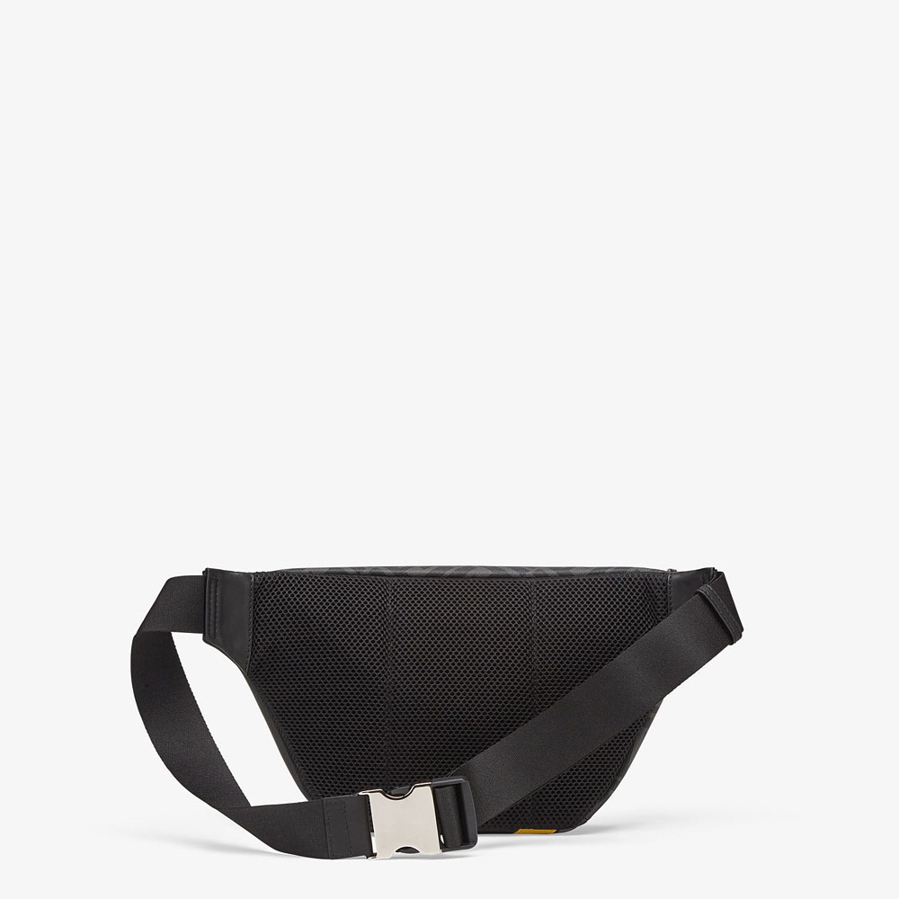 Fendi Grey Fabric Belt Bag 7VA434 A9XS F0R2A - Photo-3