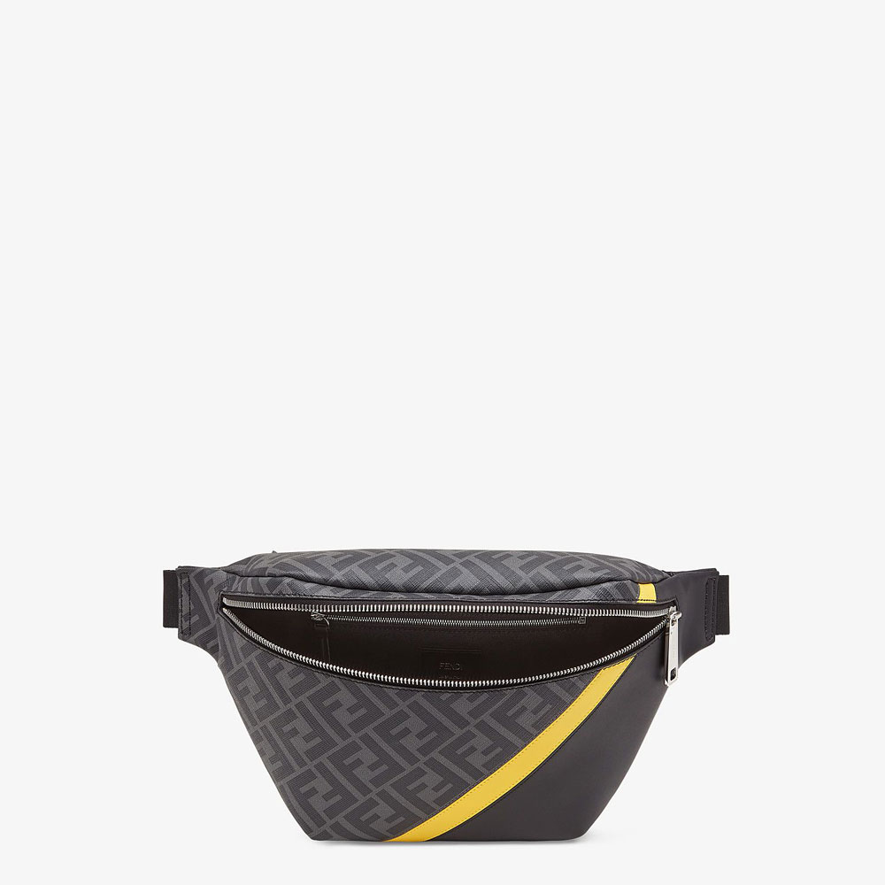 Fendi Grey Fabric Belt Bag 7VA434 A9XS F0R2A - Photo-4