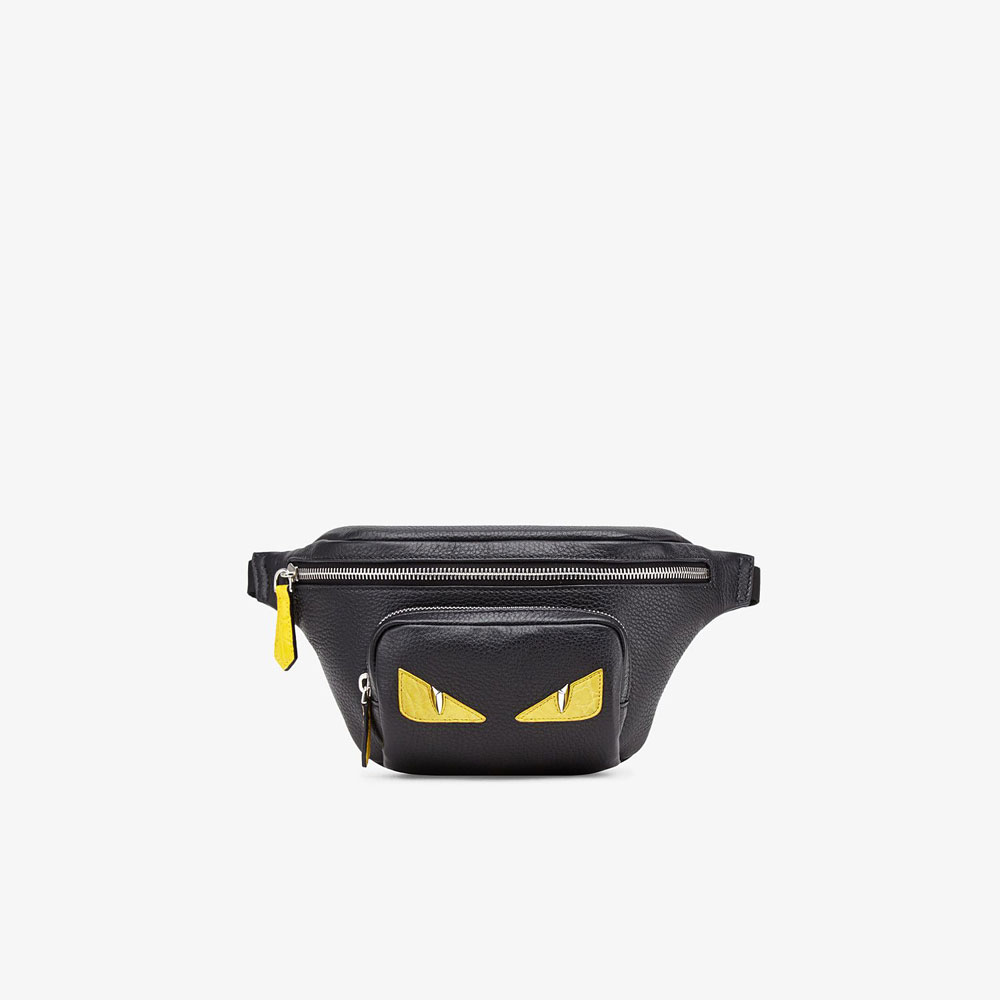 Fendi Black Leather Belt Bag 7VA446 A8V9 F0R2A