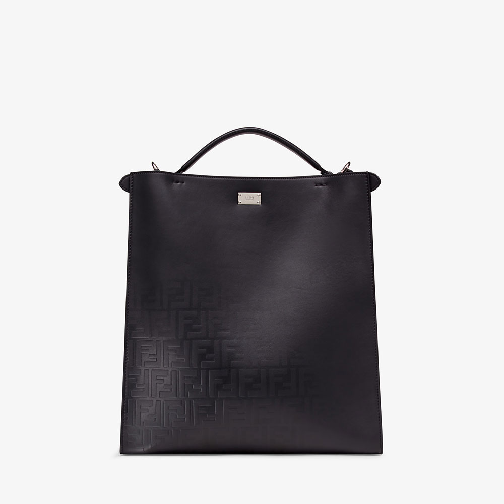 Fendi Peekaboo X-Lite Fit Black Calf bag 7VA447 A9ZC F0GXN - Photo-3