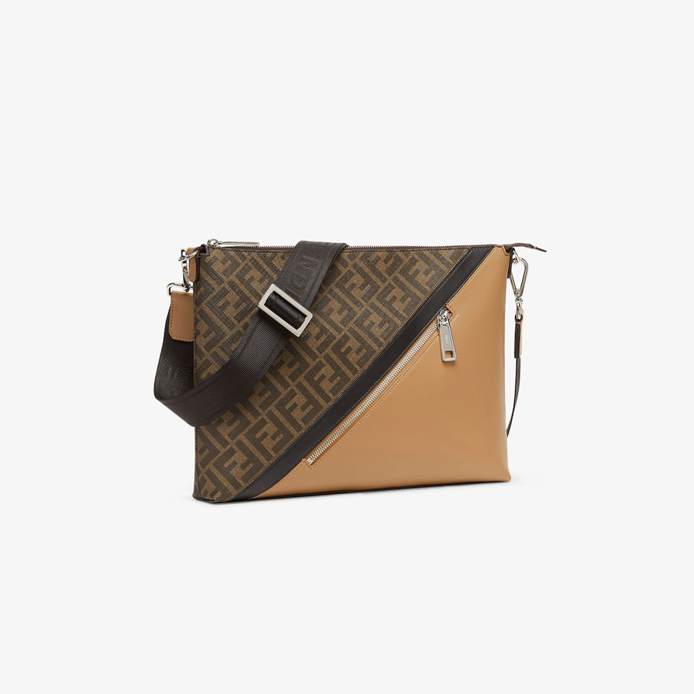 Fendi Diagonal Messenger canvas bag 7VA470 ALKA F1IKC - Photo-2