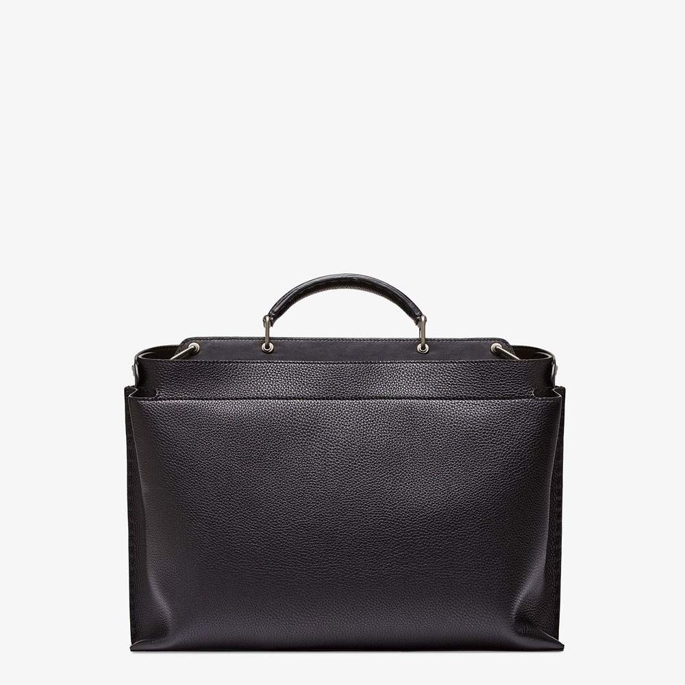 Fendi Peekaboo Essential Black Leather Bag 7VA476 A91A F0GXN - Photo-3