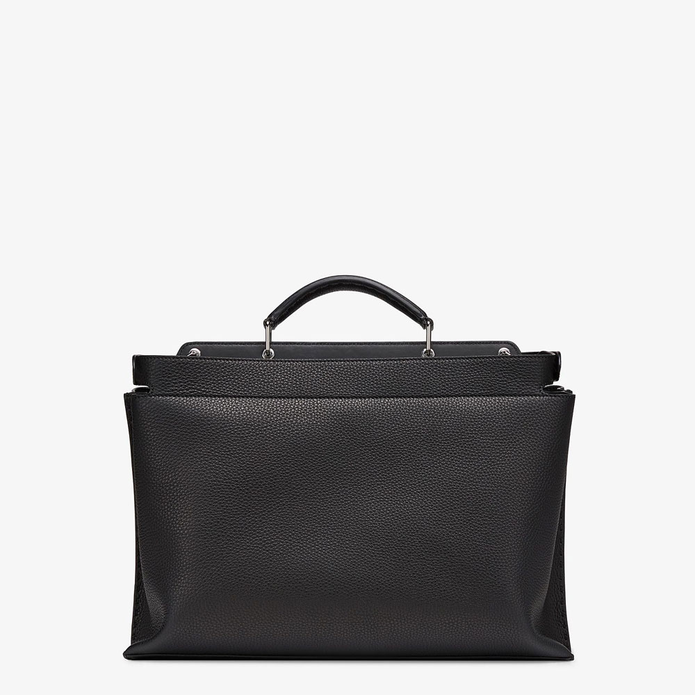 Fendi Peekaboo Essential Black Leather Bag 7VA476 ADM7 F0R2A - Photo-3