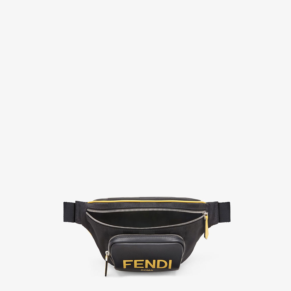 Fendi Black Nylon Belt Bag 7VA483 ADMA F0R2A - Photo-4