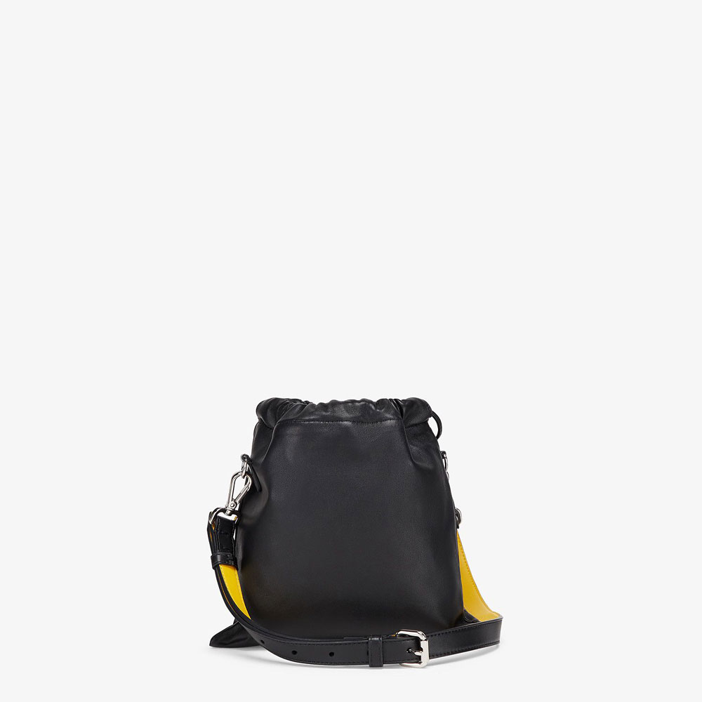 Fendi Pack Small Pouch Black Nappa Leather Bag 7VA510 ADM9 F0R2A - Photo-3