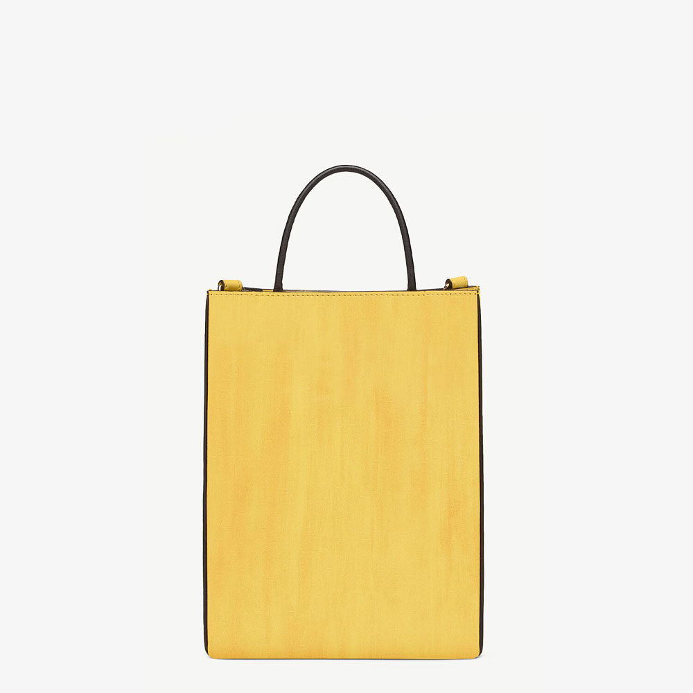 Fendi Pack Small Shopping Bag Yellow Leather Bag 7VA512 ADP6 F1CIA - Photo-3