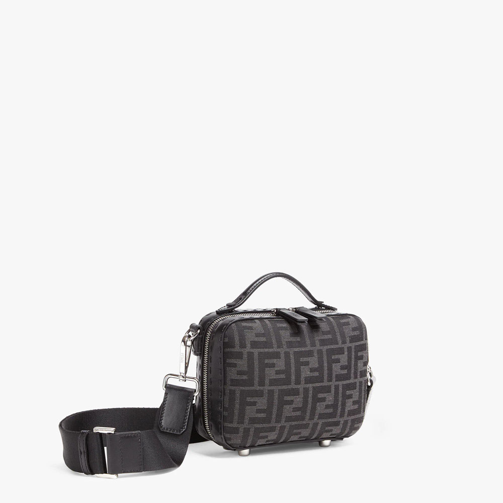 Fendi Mini Suitcase FF jacquard fabric bag 7VA552AG0MF0NPN - Photo-2