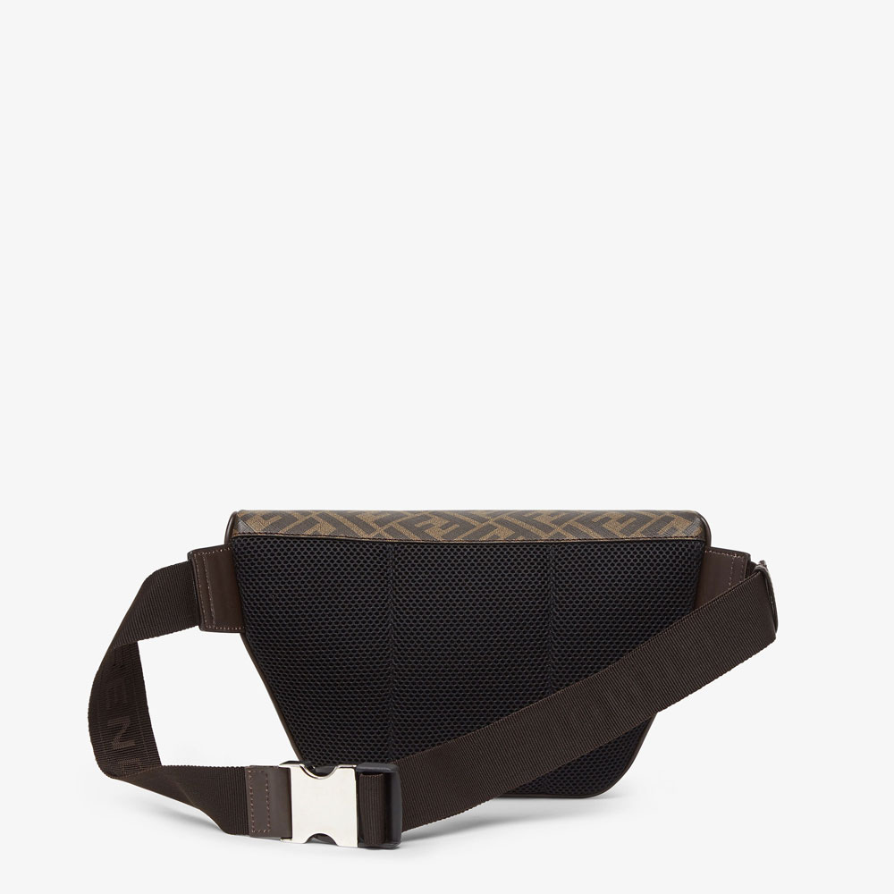 Fendi Belt Bag Brown FF fabric belt bag 7VA562AJJ4F1HR8 - Photo-3
