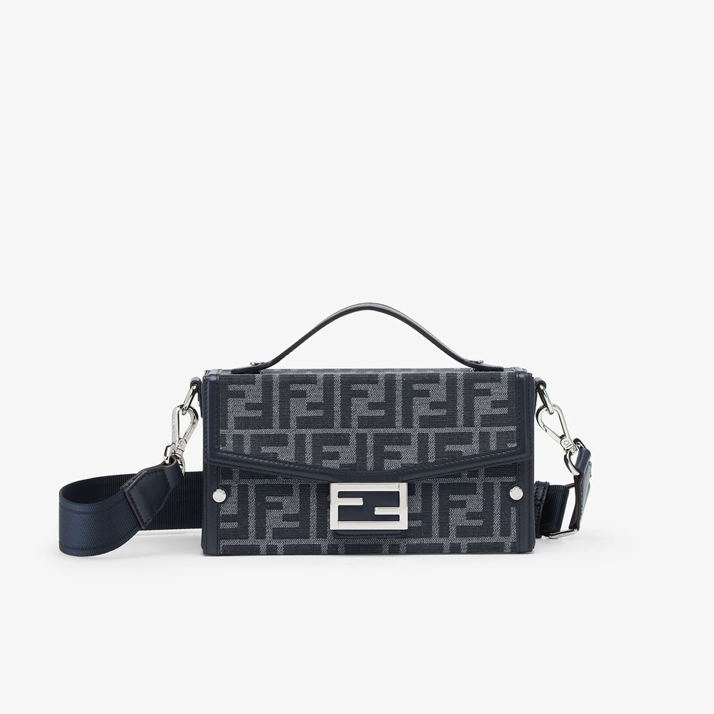 Fendi Soft Trunk Baguette FF jacquard bag 7VA565AG0MF1O97