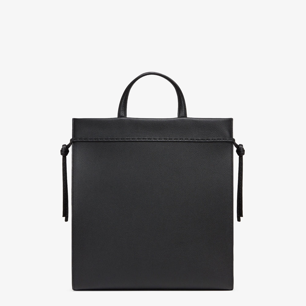 Fendi Go To Shopper Medium Black leather bag 7VA583AMACF0GXN - Photo-3