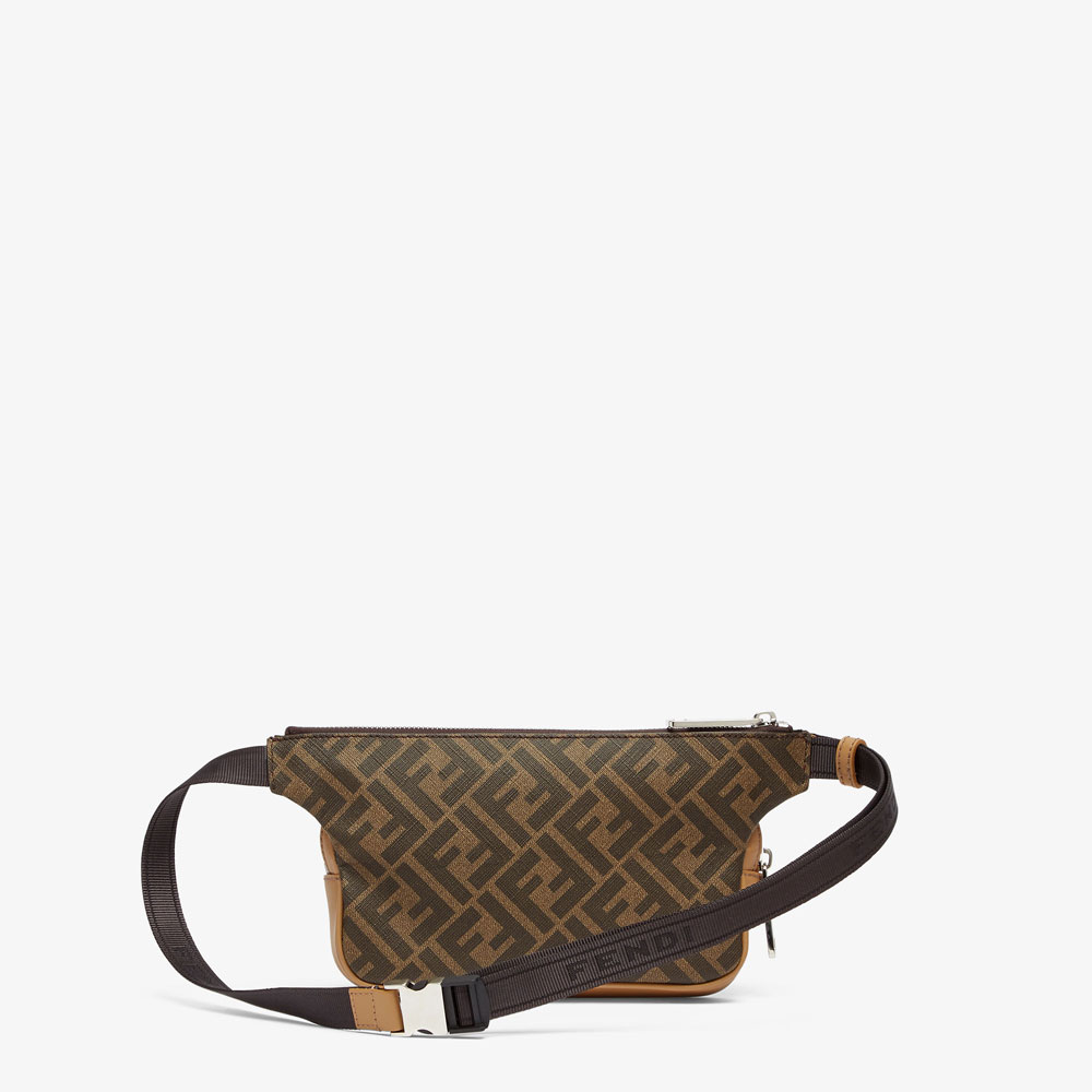 Fendi Diagonal Belt Bag in Brown 7VA605ALKAF1IKC - Photo-3