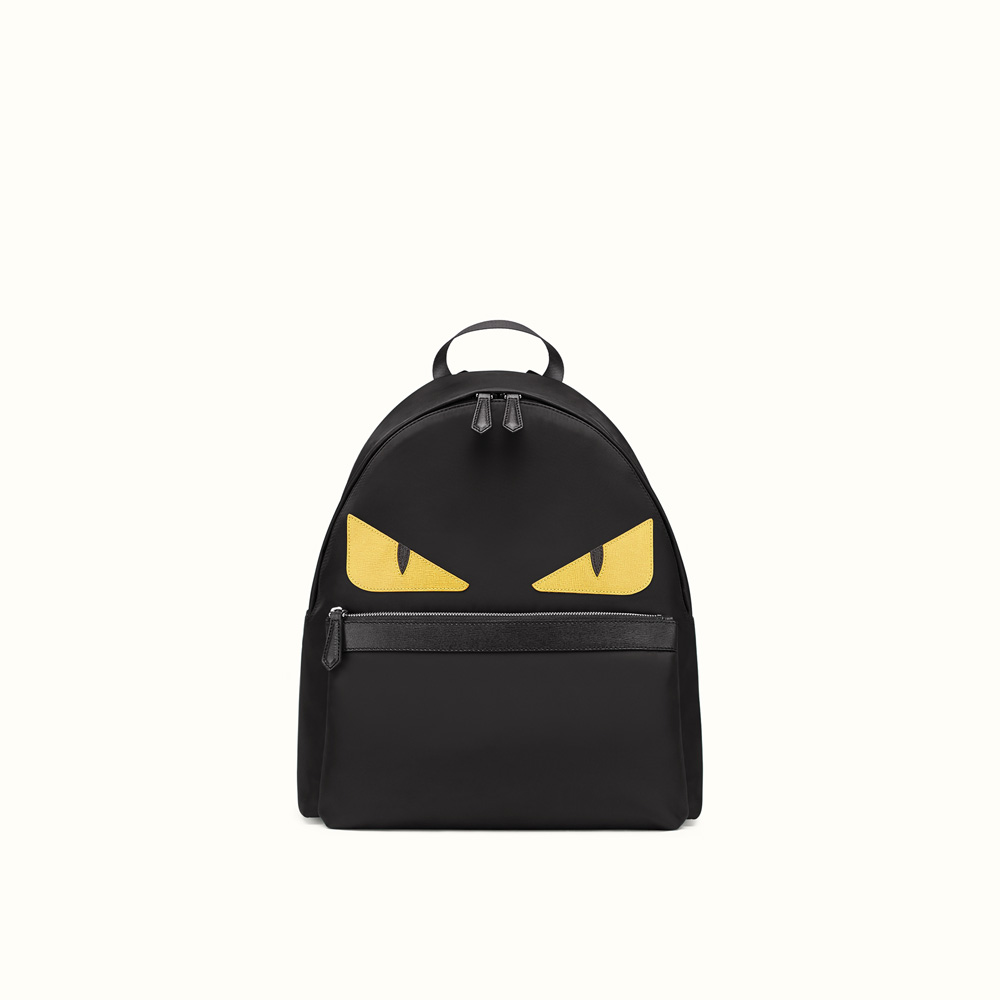Fendi bag bugs backpack in black nylon 7VZ0121CEF0U98