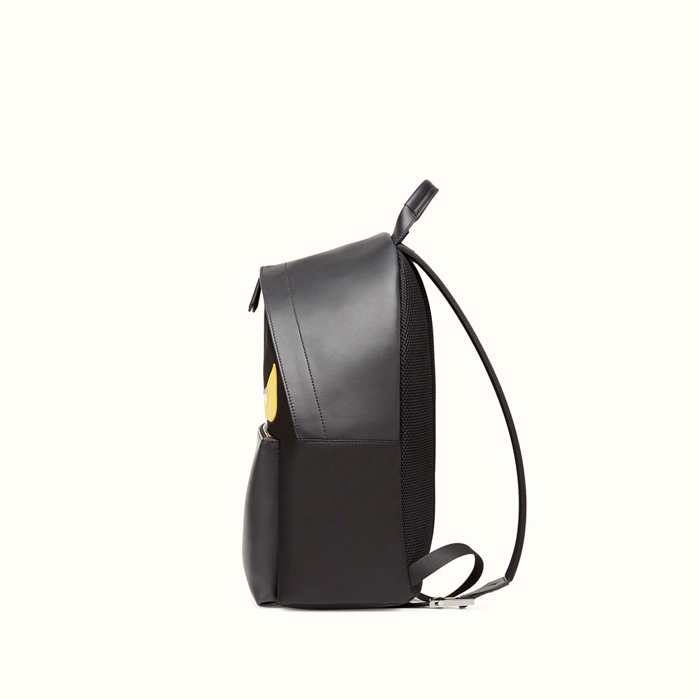 Fendi Backpack in nylon black leather with inserts 7VZ012O7EF0R2A - Photo-2
