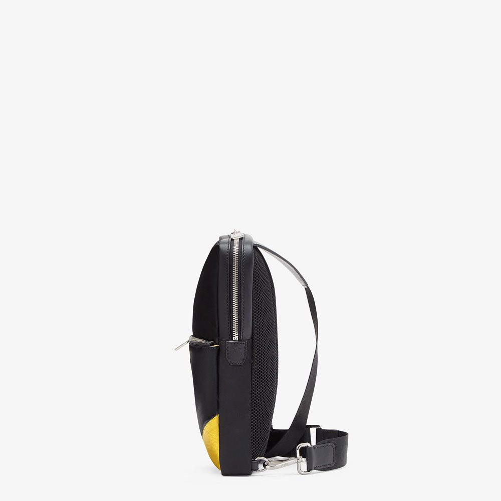 Fendi Belt Bag Black Calf One Shoulder Backpack 7VZ033 A9ZB F0R2A - Photo-2