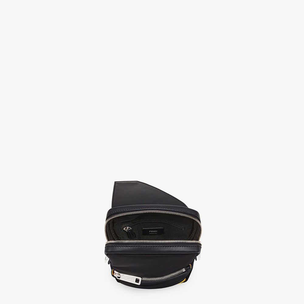 Fendi Belt Bag Black Calf One Shoulder Backpack 7VZ033 A9ZB F0R2A - Photo-4