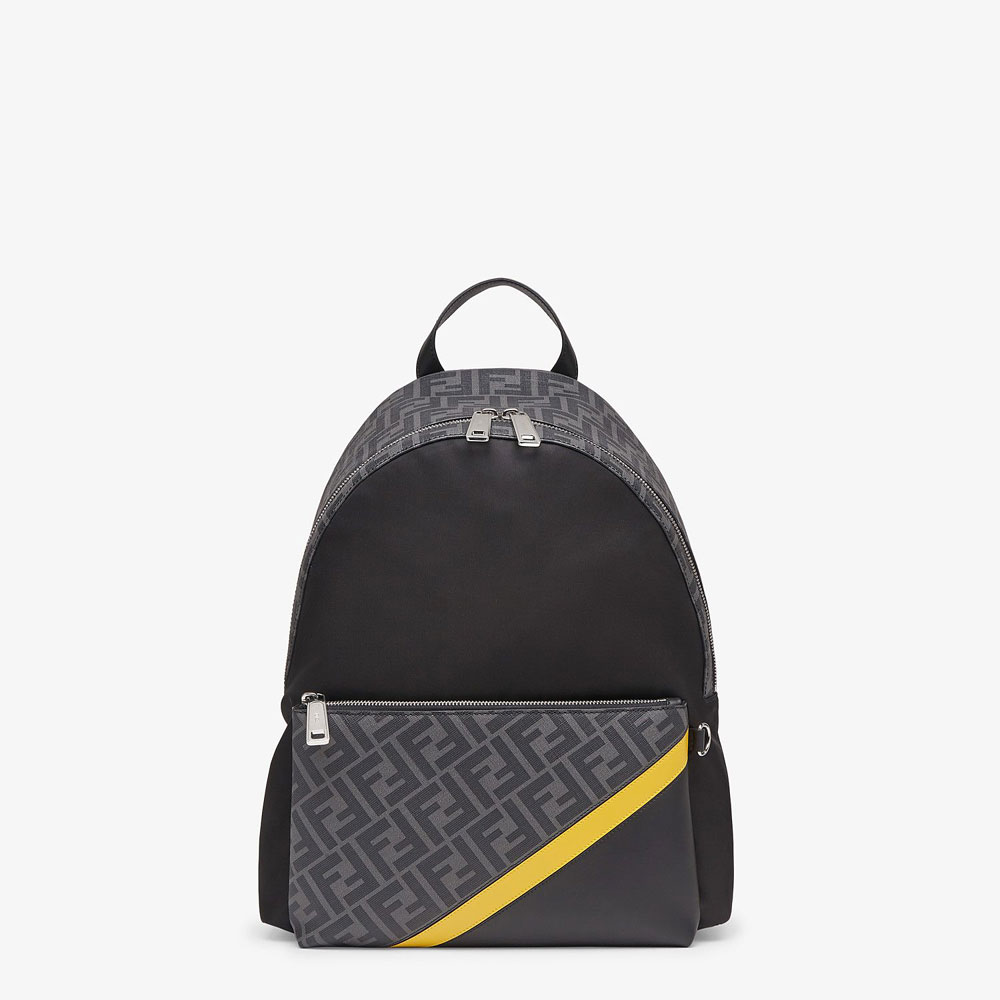 Fendi Black Nylon Backpack 7VZ042 A9XT F17BJ