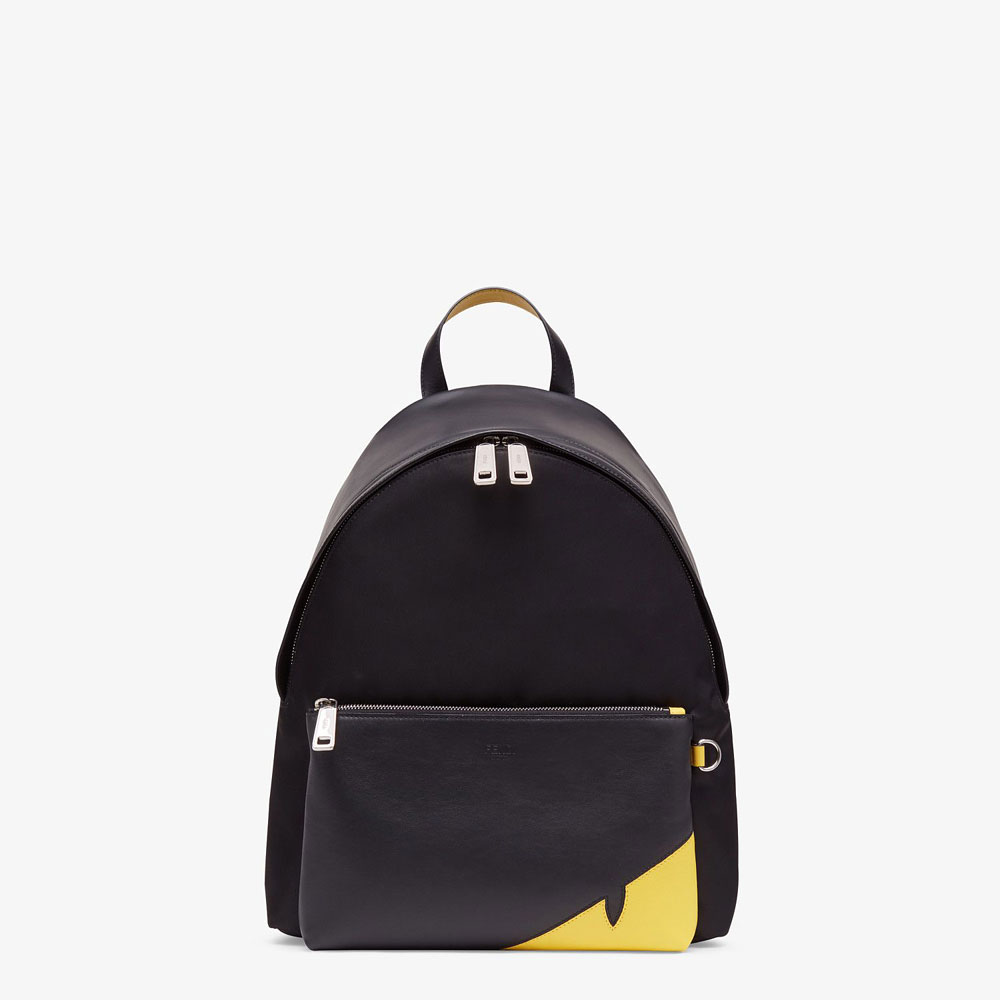 Fendi Black Nylon Backpack 7VZ042 A9ZB F0R2A