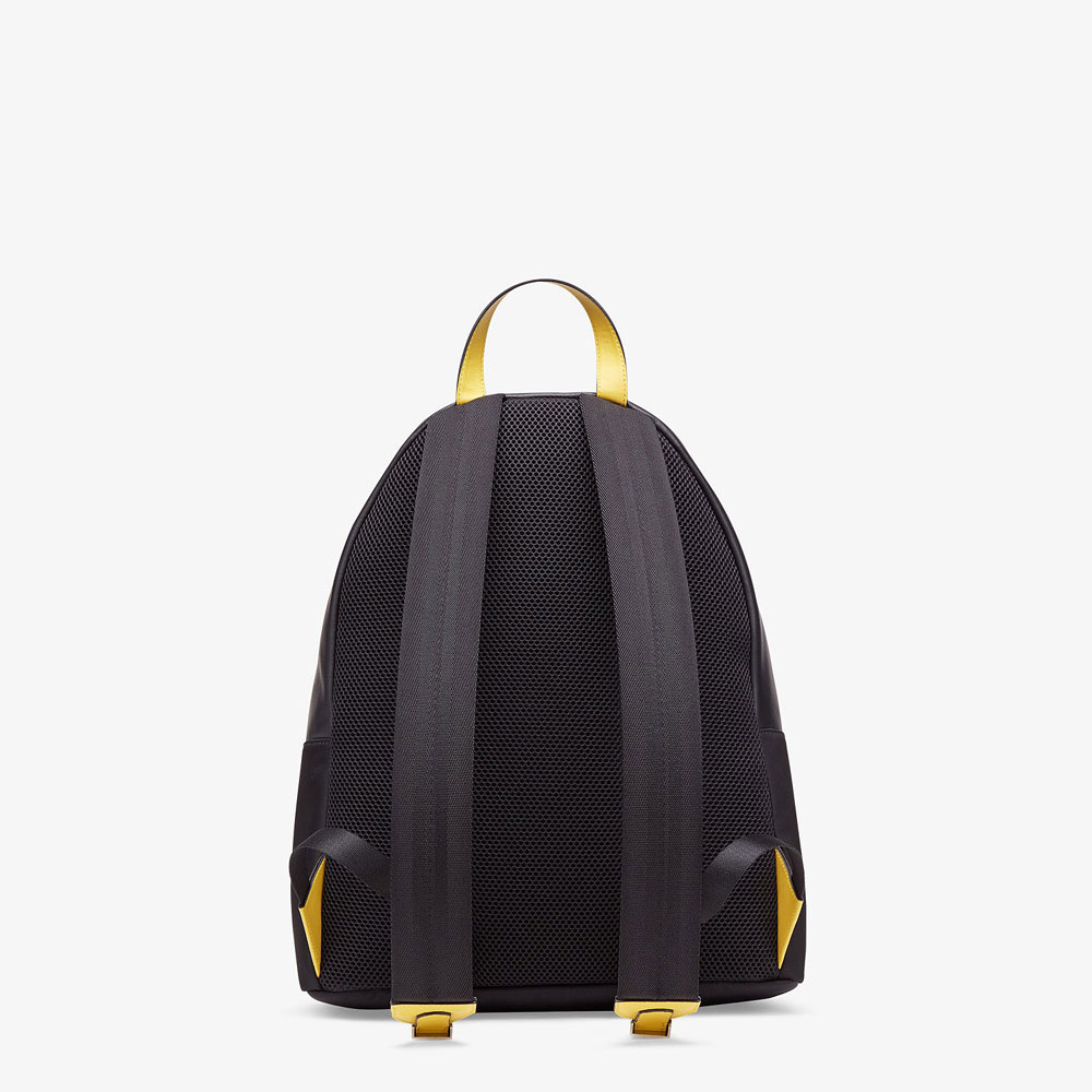 Fendi Black Nylon Backpack 7VZ042 A9ZB F0R2A - Photo-3