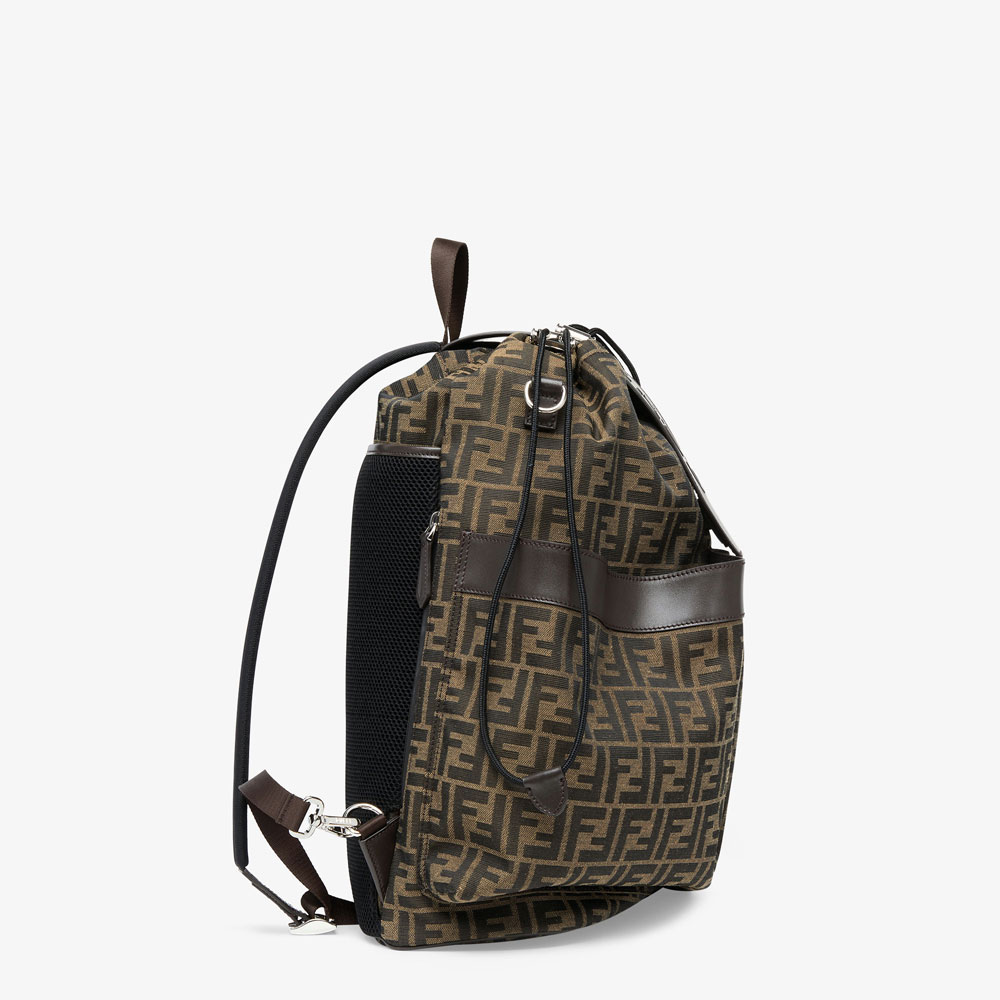 Fendi Strike Large FF jacquard fabric backpack 7VZ056AG0MF19KW - Photo-2