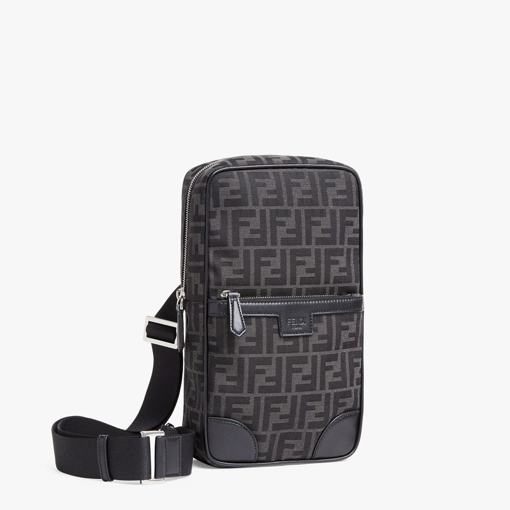 Fendi One-Shoulder Travel FF jacquard Backpack 7VZ064AG0MF0NPN - Photo-2