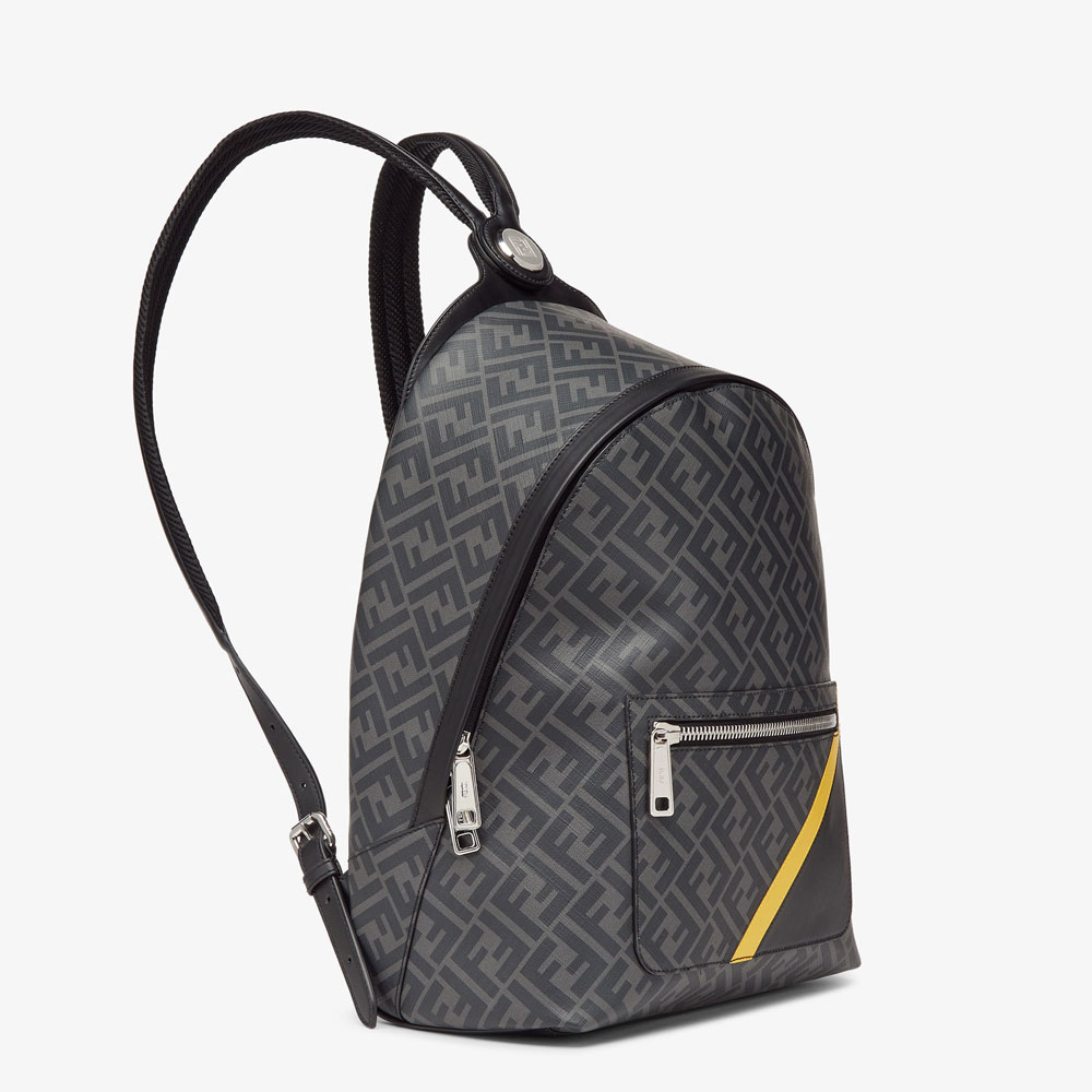 Fendi Fendi Diagonal Fendi Chiodo Medium backpack 7VZ076 A9XS F0R2A - Photo-3