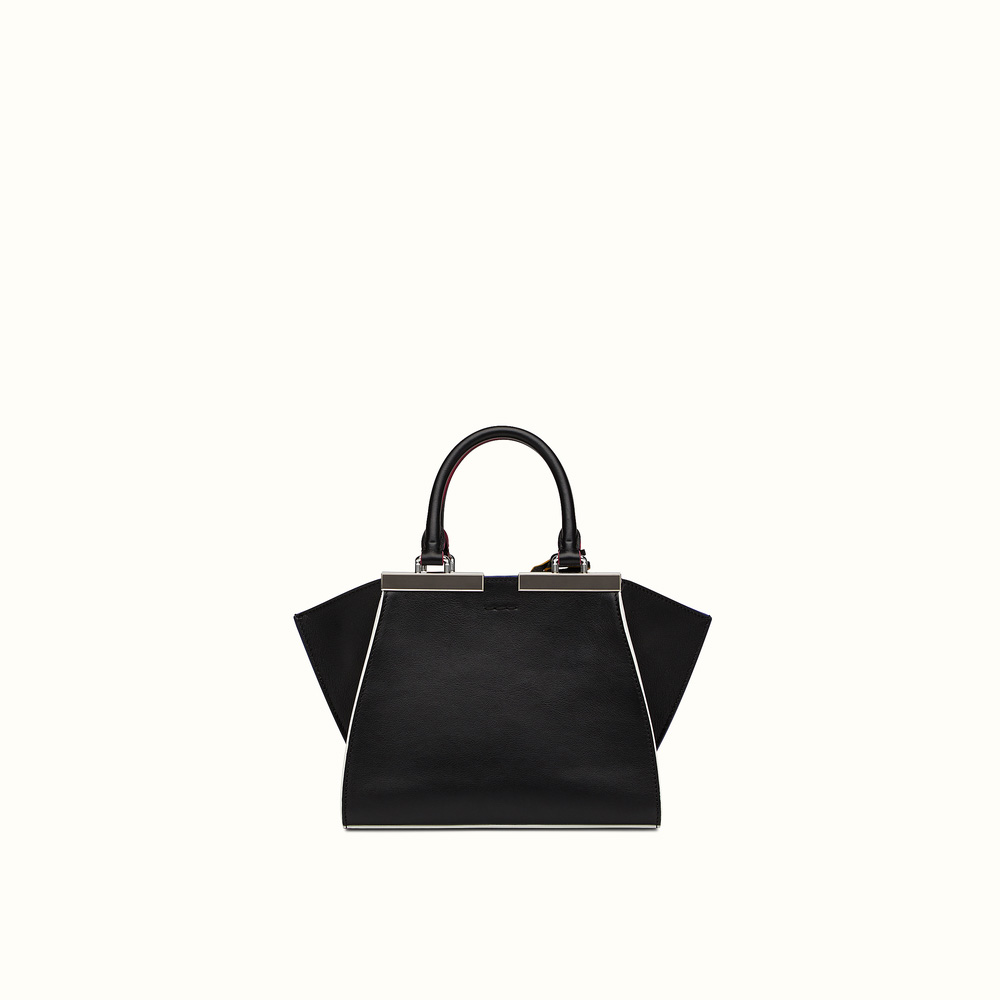 Fendi mini 3jours black leather handbag 8BH3335C3F0GXN - Photo-3