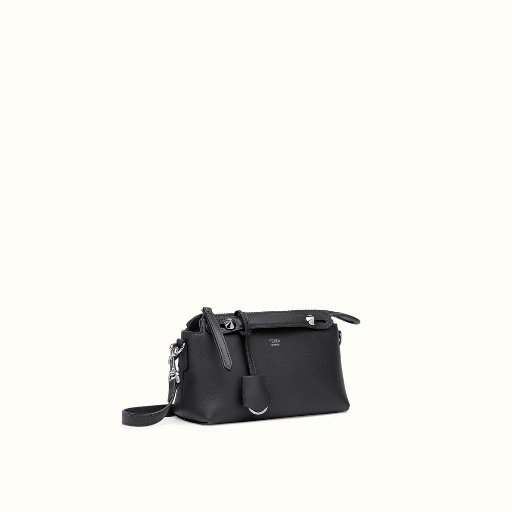 Fendi by the way mini black leather boston bag 8BL1351D5F0GXN - Photo-2