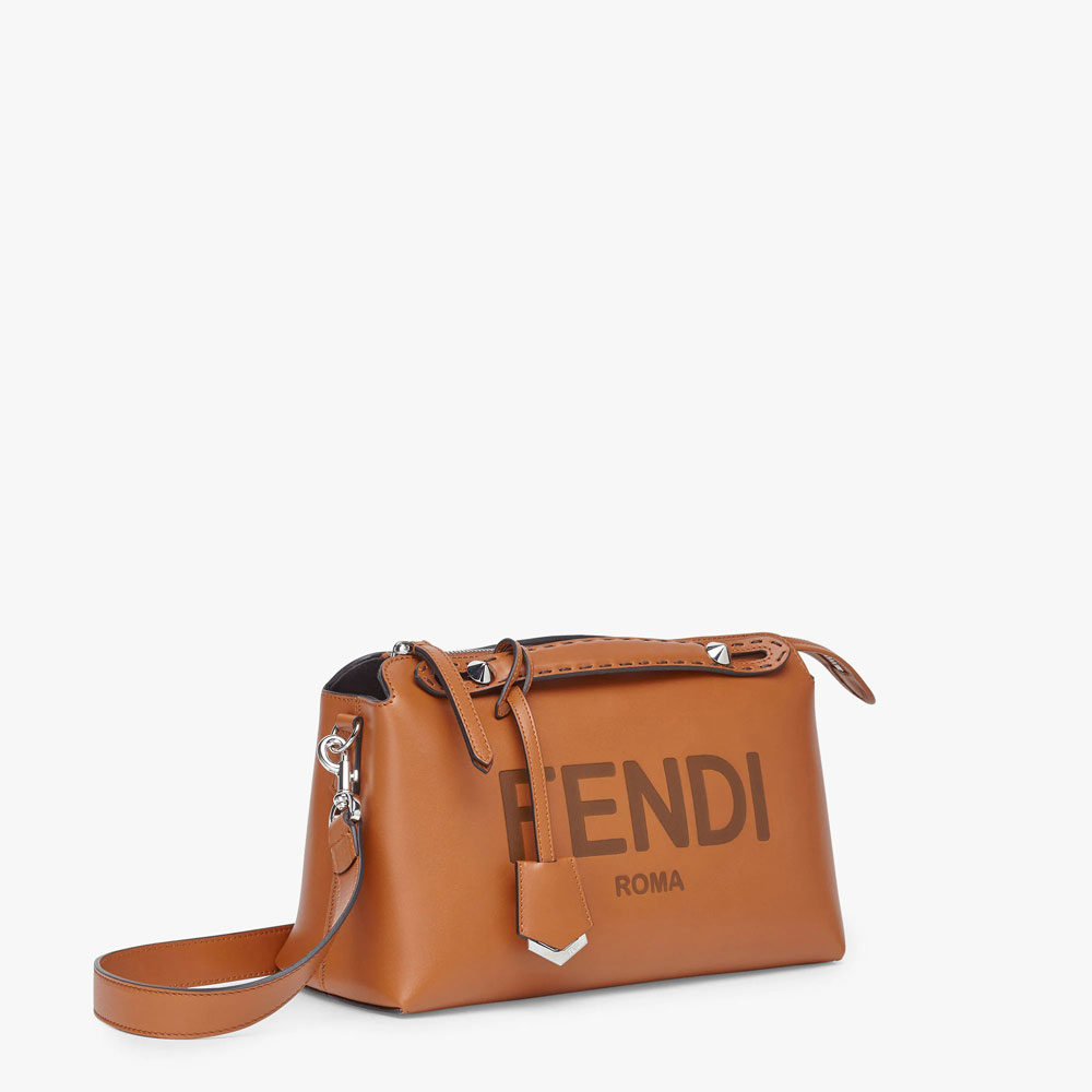 Fendi By The Way Medium Brown leather Boston bag 8BL146AC9LF0NMU - Photo-2