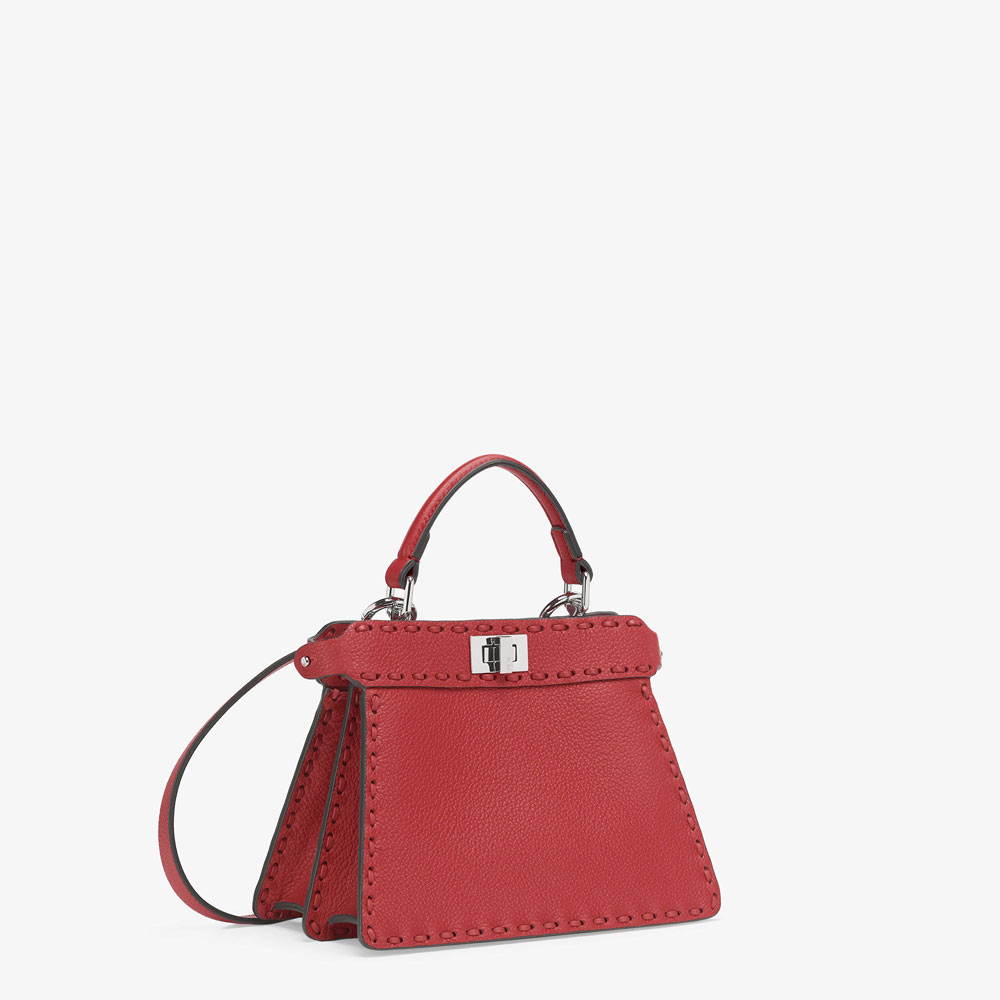 Fendi Peekaboo ISeeU Petite Red Selleria bag 8BN335ARBBF1PPP - Photo-2