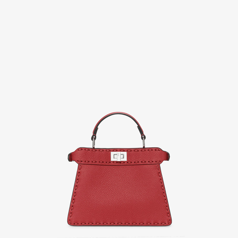 Fendi Peekaboo ISeeU Petite Red Selleria bag 8BN335ARBBF1PPP - Photo-3