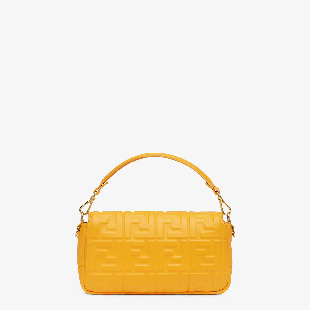 Fendi Baguette Orange Nappa Leather Bag 8BR600 A72V F1DSE - Photo-4
