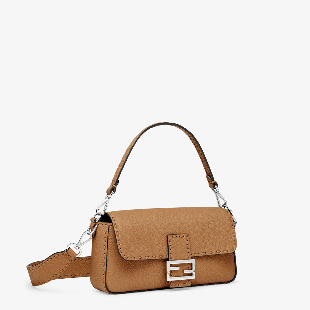 Fendi Baguette Cappuccino-colored Selleria bag 8BR600ARBBF0EMR - Photo-2