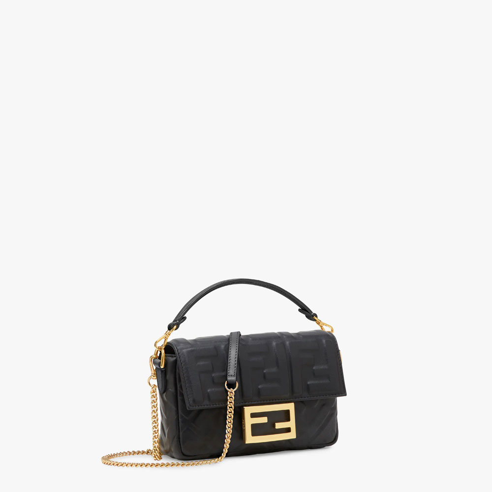 Fendi Baguette Black leather bag 8BS017A72VF15ZW - Photo-2