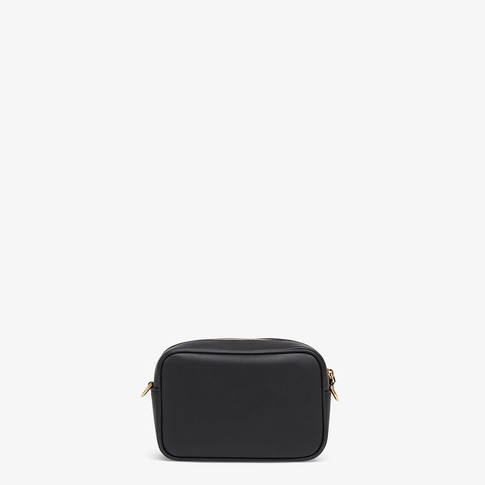 Fendi Mini Camera Case Black Leather Bag 8BS019 A4K5 F0KUR - Photo-3