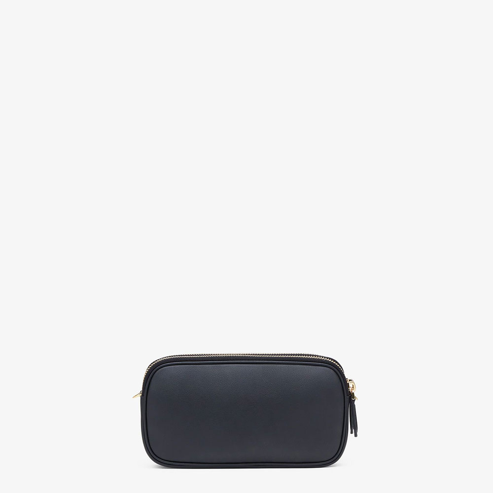Fendi Easy 2 Baguette Black Leather Mini Bag 8BS044 A5DY F0KUR - Photo-4