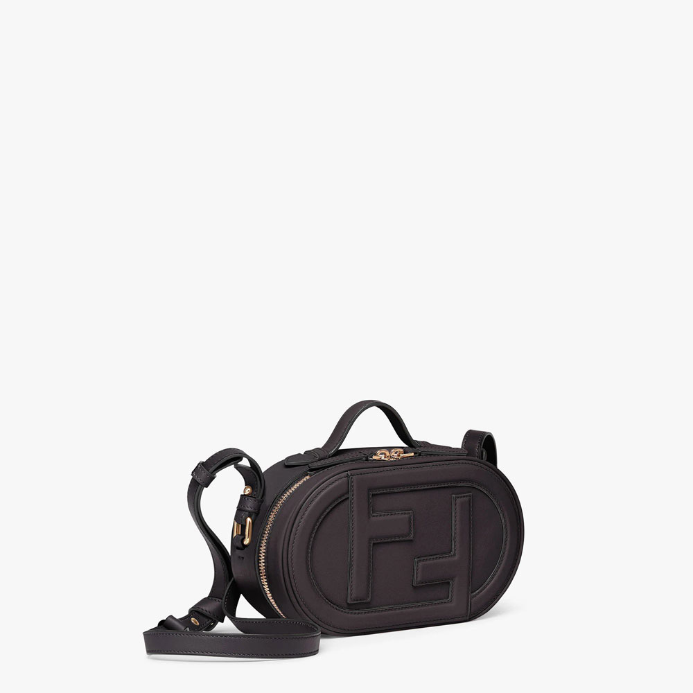 Fendi Olock Mini Camera Case Black leather mini bag 8BS058A5DYF0KUR - Photo-2