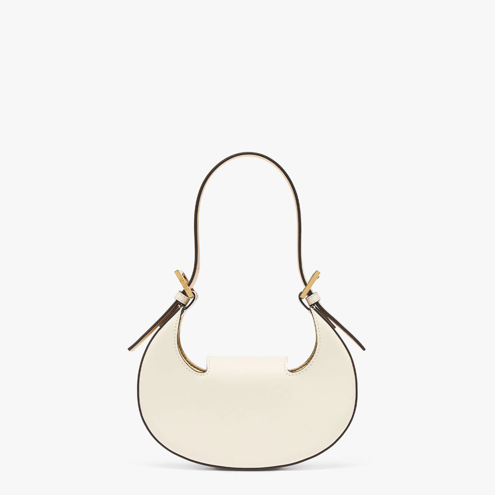 Fendi Cookie White leather mini bag 8BS065AAIWF0K7E - Photo-3