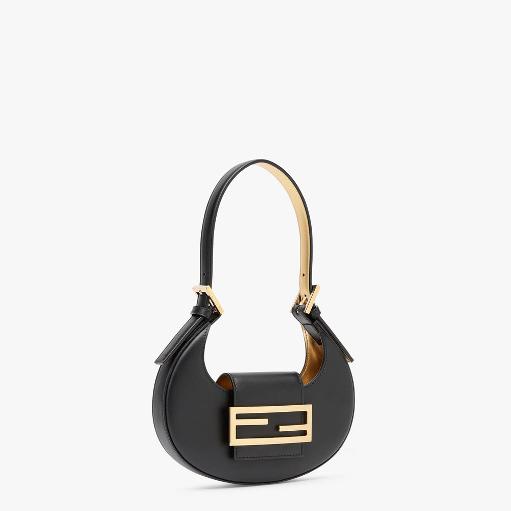 Fendi Cookie Black leather mini bag 8BS065AAIWF0KUR - Photo-2