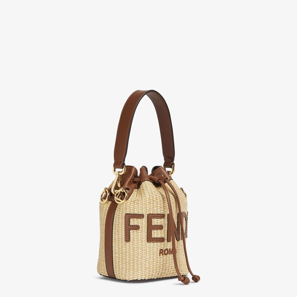 Fendi Mon Tresor Natural raffia mini bag 8BS093ANWBF1PLF - Photo-2