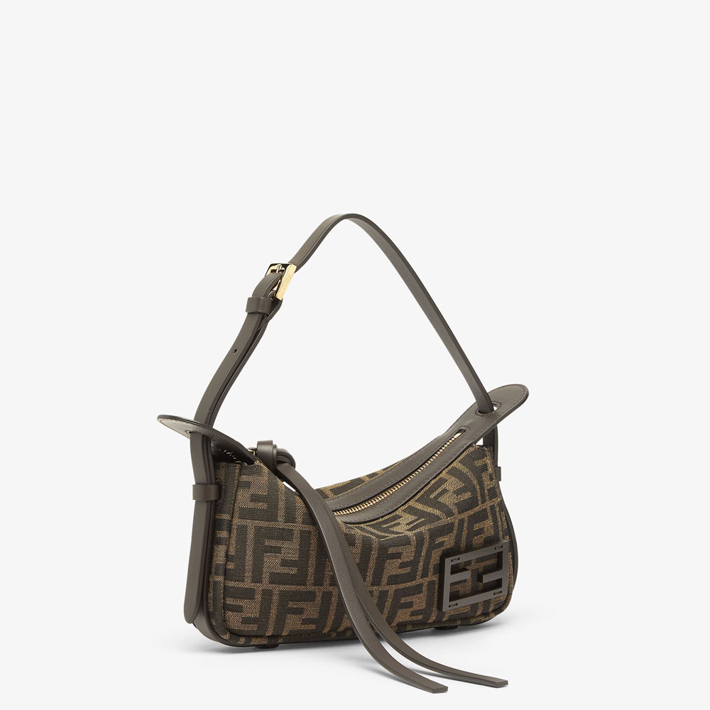 Simply Fendi FF jacquard fabric mini bag 8BS097AFPMF1GL7 - Photo-2