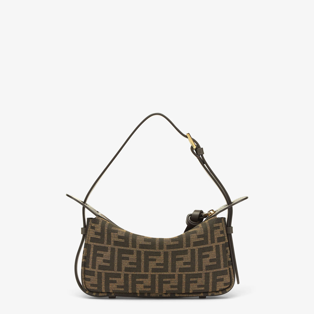 Simply Fendi FF jacquard fabric mini bag 8BS097AFPMF1GL7 - Photo-3